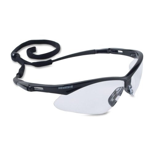 Glasses RTS Safety Blk W/Clr Lens