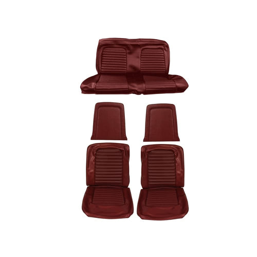 1966 Scott Drake Full Set Standard Upholstery - Dark Red