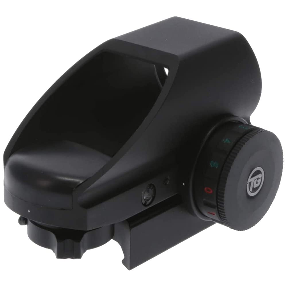TRUGLO Dual-Color Tru-Brite Red Dot Multi Reticle Black , 1x34mm