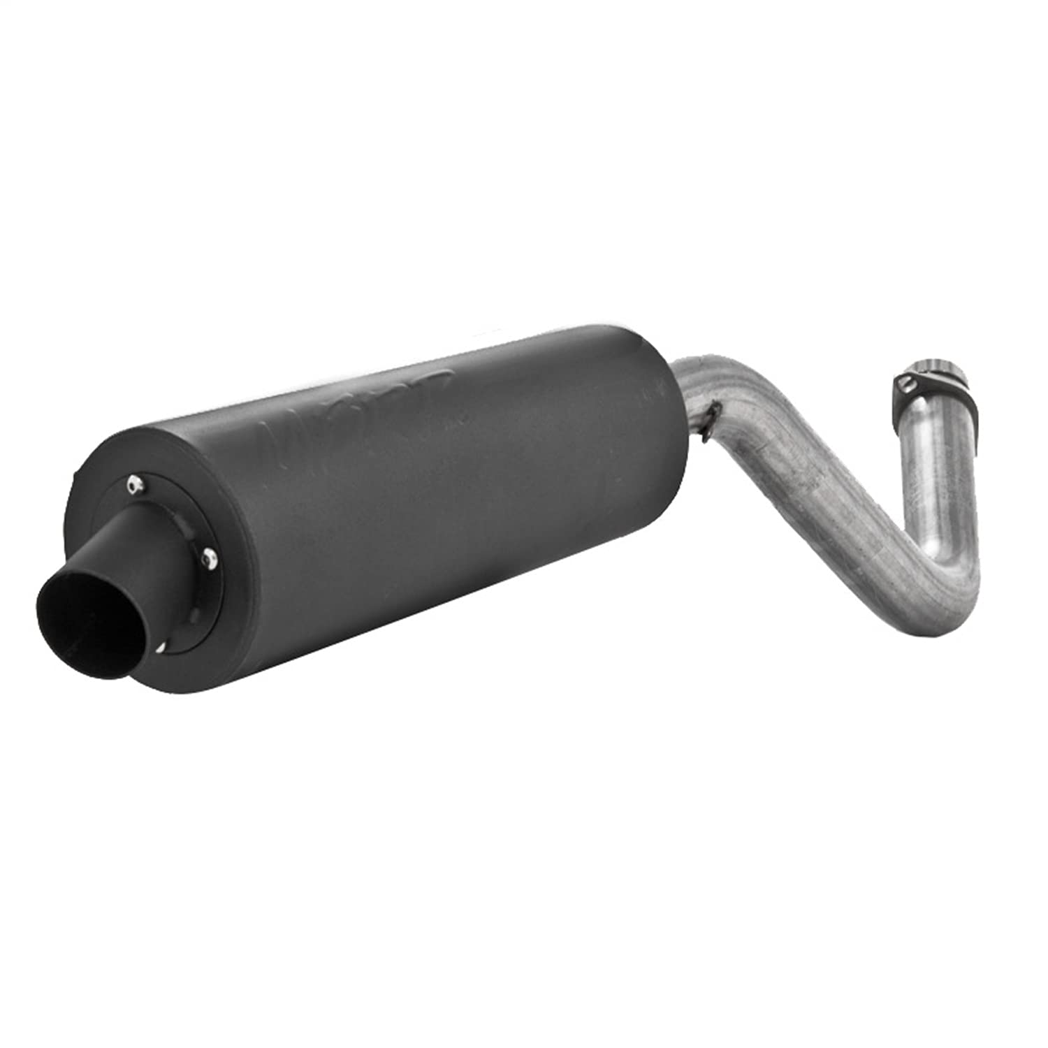 MBRP Slip-On Straight Core Exhaust Made of Black-Coated Aluminized Steel | Fits Arctic Cat Prowler 650/Prowler 700 2006-2007 | Moderate Sound, Trail Focused, Balanced Tone | Sport Series | AT-6704SP