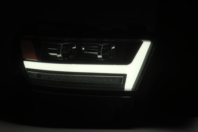 19-20 Ram AlphaRex 1500HD PRO-Series Proj Headlight Plnk Style Blk w/Activ Light/Seq Signal/Plnk DRL
