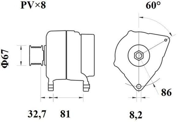 Alternator Mahle - MG246