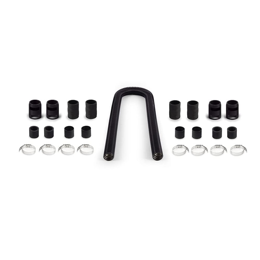 Mishimoto Universal Flexible Stainless Steel Radiator Hose Kit, 48”, Black MMAH-U48BK