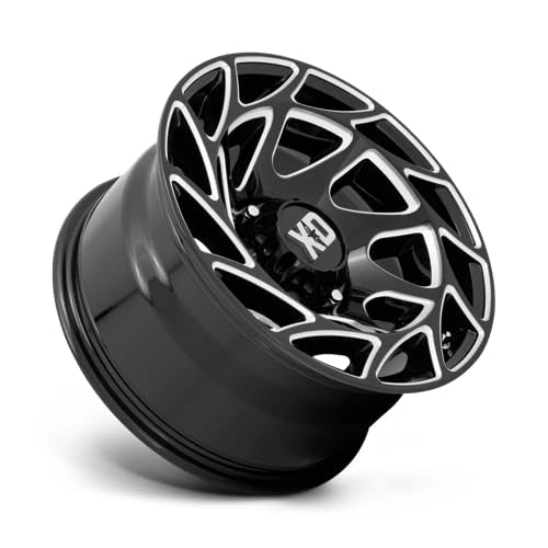 Xd860 Wheels Onslaught Gloss Black Milled Wheel with Alloy Steel (17 x 9. inches /5 x 71 mm, -12 mm Offset)