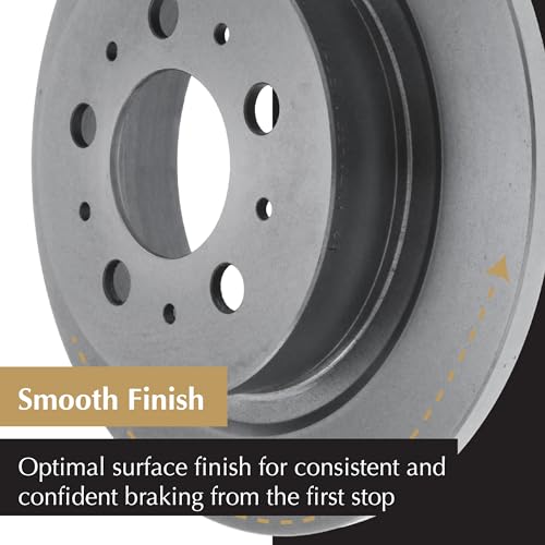 GCX Centric (320.65082F) Front Disc Brake Rotor with Full Coating Fits Select Ford, Mazda