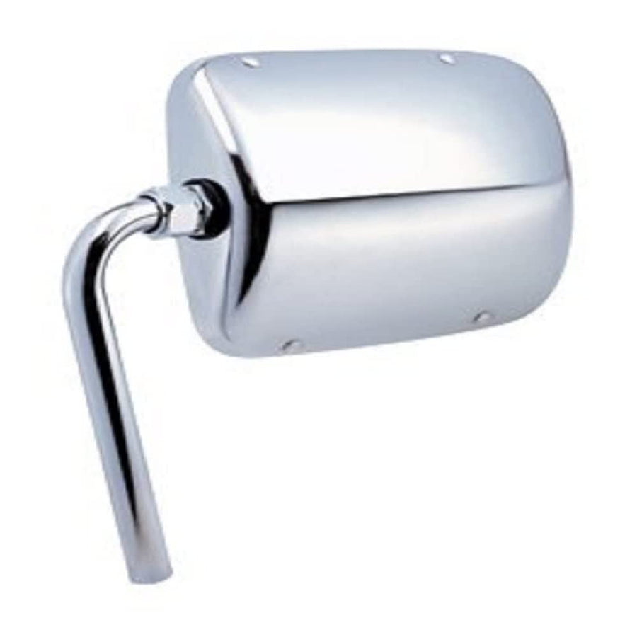 K Source Replacement Universal Mirror Head - Driver & Passenger Side, 9" x 6 1/2" Glass Convex Glass Wide-Angle View, Chrome Finish, Easy Install, Retrofit for Full Size SUV