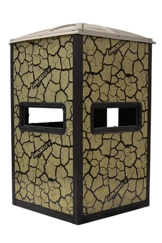 Muddy Box Blind/Gunner Steel Wall Construction/Cracked Mud Camo