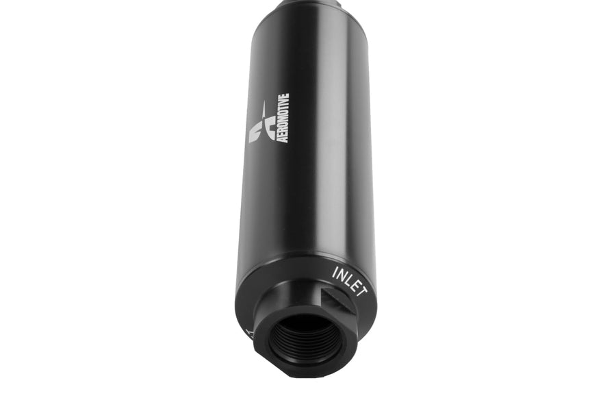 In-Line Aeromotive 12364 10-Micron Microglass Fuel Filter, AN-16 Ports