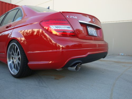 Axle Back Exhaust Megan Racing MR-ABE-W204L4-SRT
