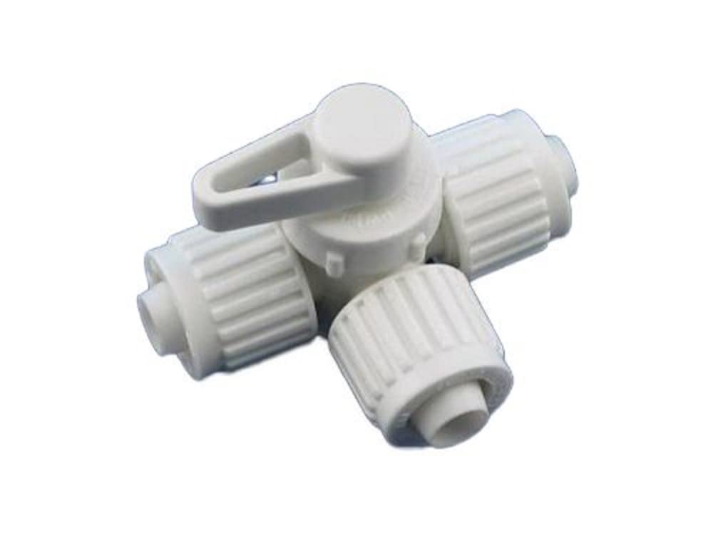 180 Degree Center Drain Valve Flair-It 16914, 0.5" Size Plastic