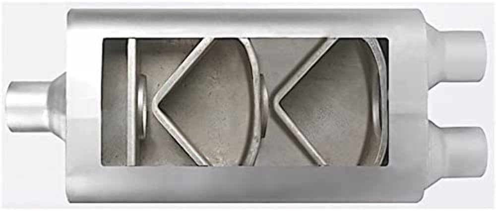 4.00Inx10.00Inx17.00In Different Trends Center/Dual Flowsound Muffler 3.00In Id / 2.50In Od - 8430502