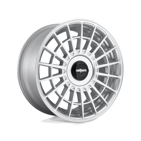 Silver Rotiform LAS-R Wheel with Painted Finish (17 x 8. inches /4 x 100 mm, 40 mm Offset)