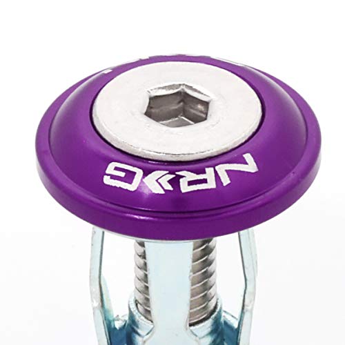 Purple NRG Innovations FW-100PP Fender Washer Kit, Set of 10 (Rivets for Plastic)