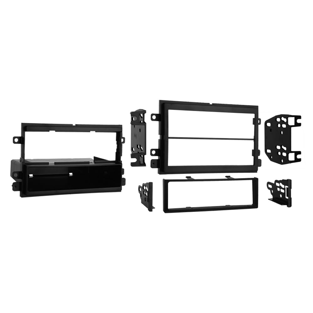 Metra 99-5807 Installation Kit for Single DIN / Double DIN Select 2004 & up Ford/Mercury Vehicles (Black)