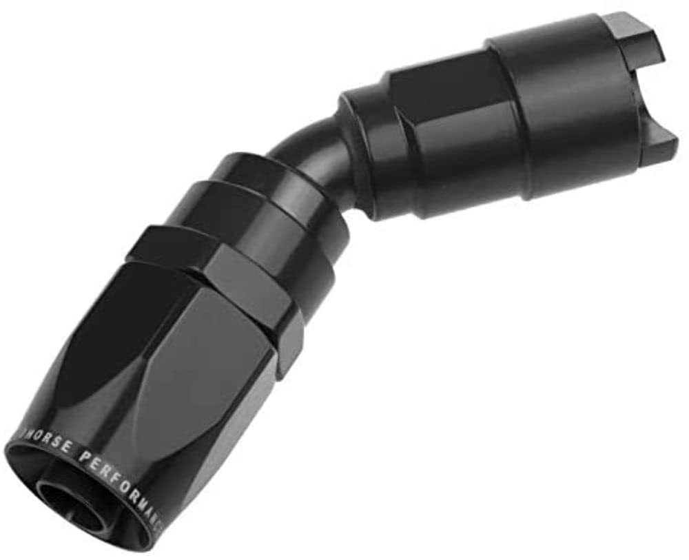8045-08-06-2 Redhorse Performance SAE Quick Disconnect Fitting (Black), 1 Pack