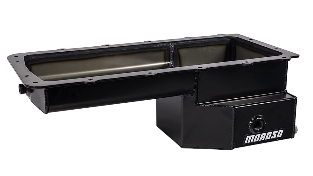 Moroso Steel Swap Oil Pan 20575, Fits Ford 5.0 Coyote Engines, 79-04 and newer Mustang