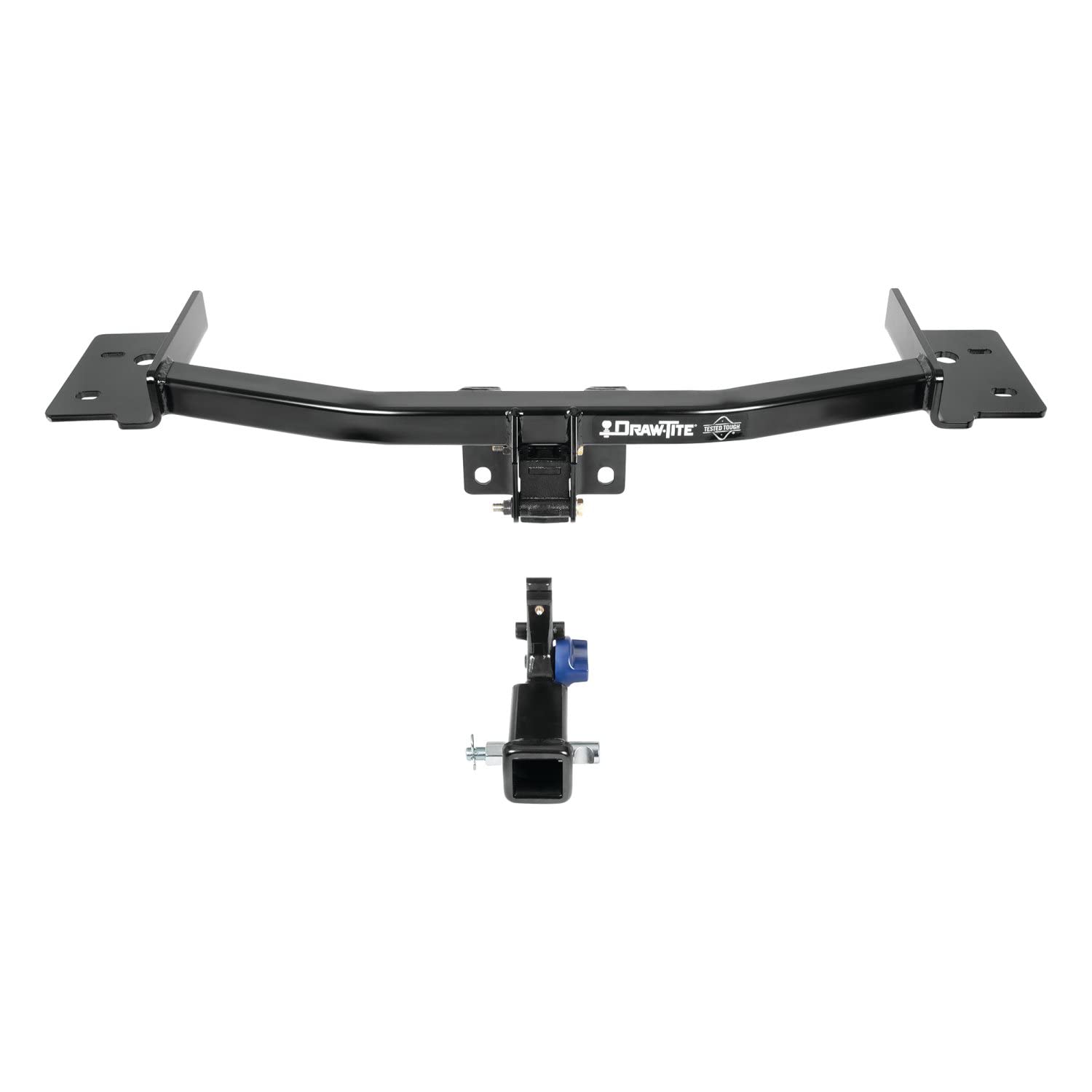 Hidden Hitch Draw-Tite 76910 Completely Hidden Trailer Hitch 2 in. Removable Receiver, Black, Compatible with 2020-2026 Ford Explorer, 2020-2026 Lincoln Aviator