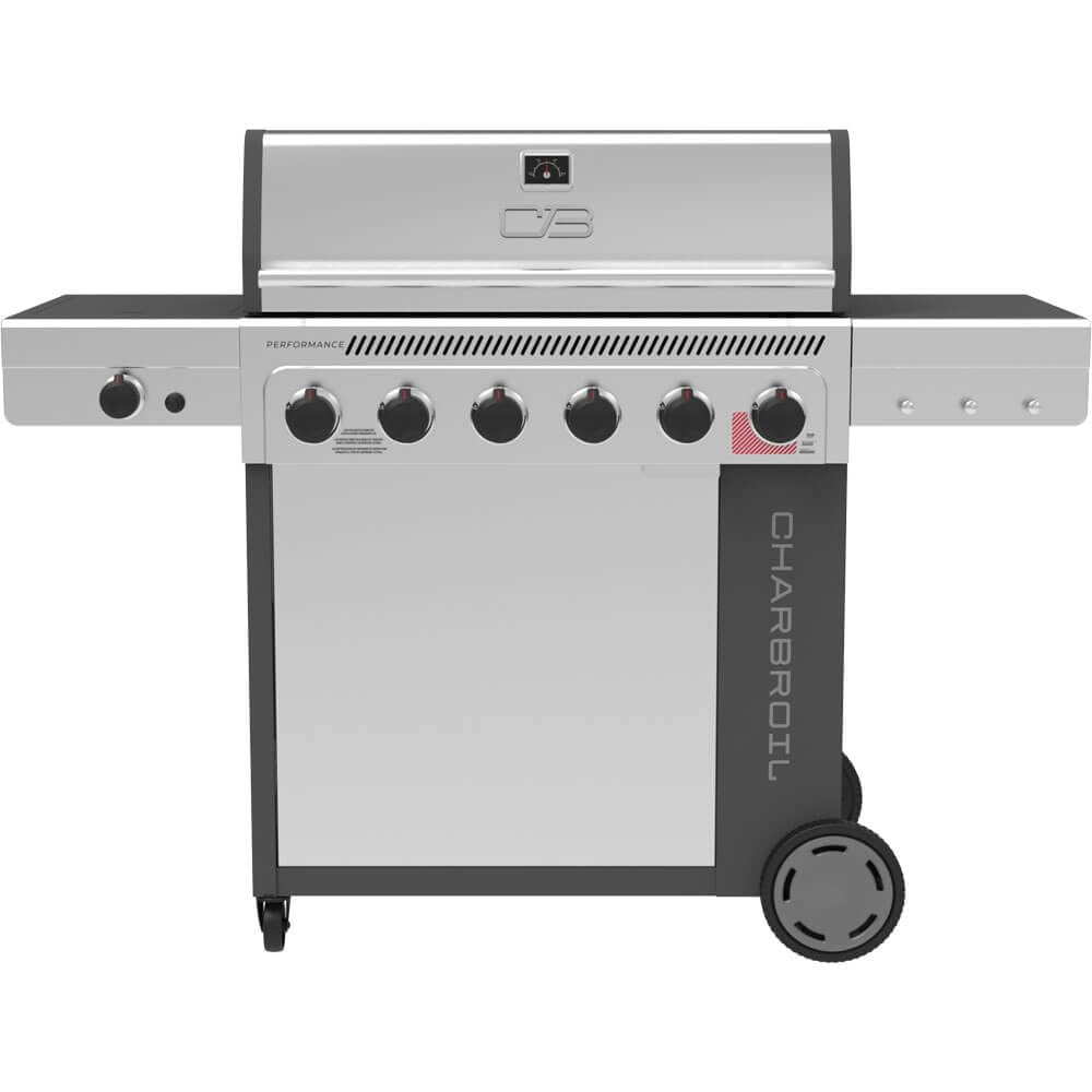 Performance Series Char-Broil 463286125 FlavorMax 6-Burner Gas Grill - Stainless