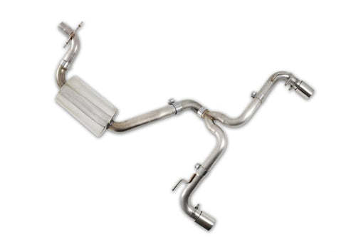 Mk6 GTI AWE Tuning Performance Catback - Chrome Silver Round Tips - 3015-32036