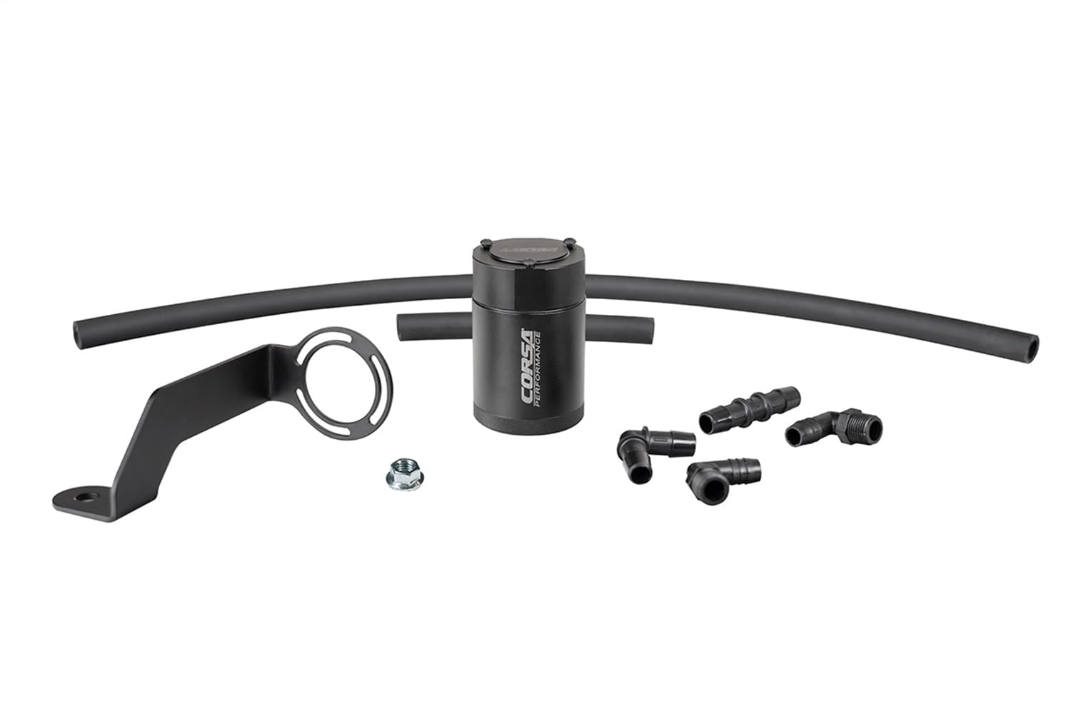 3 oz. aluminum oil catch can with mounting bracket Corsa Performance COR CC0013
