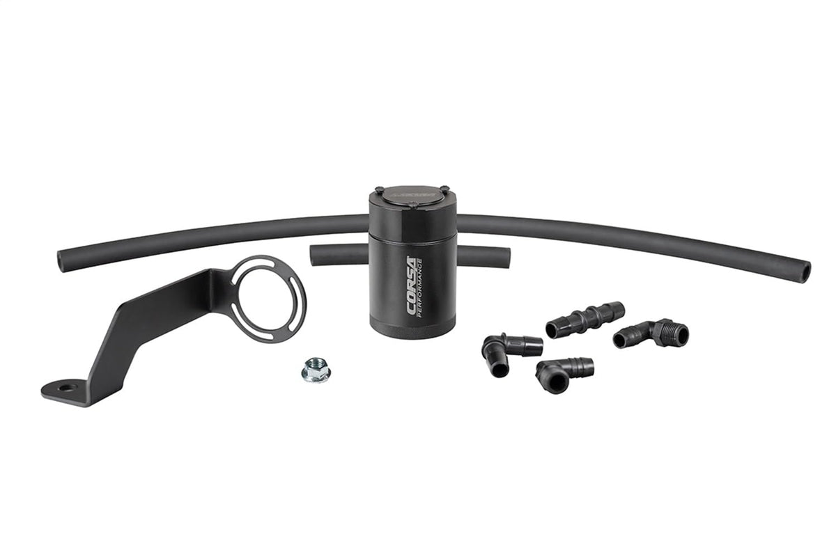 3 oz. aluminum oil catch can with mounting bracket Corsa Performance COR CC0013