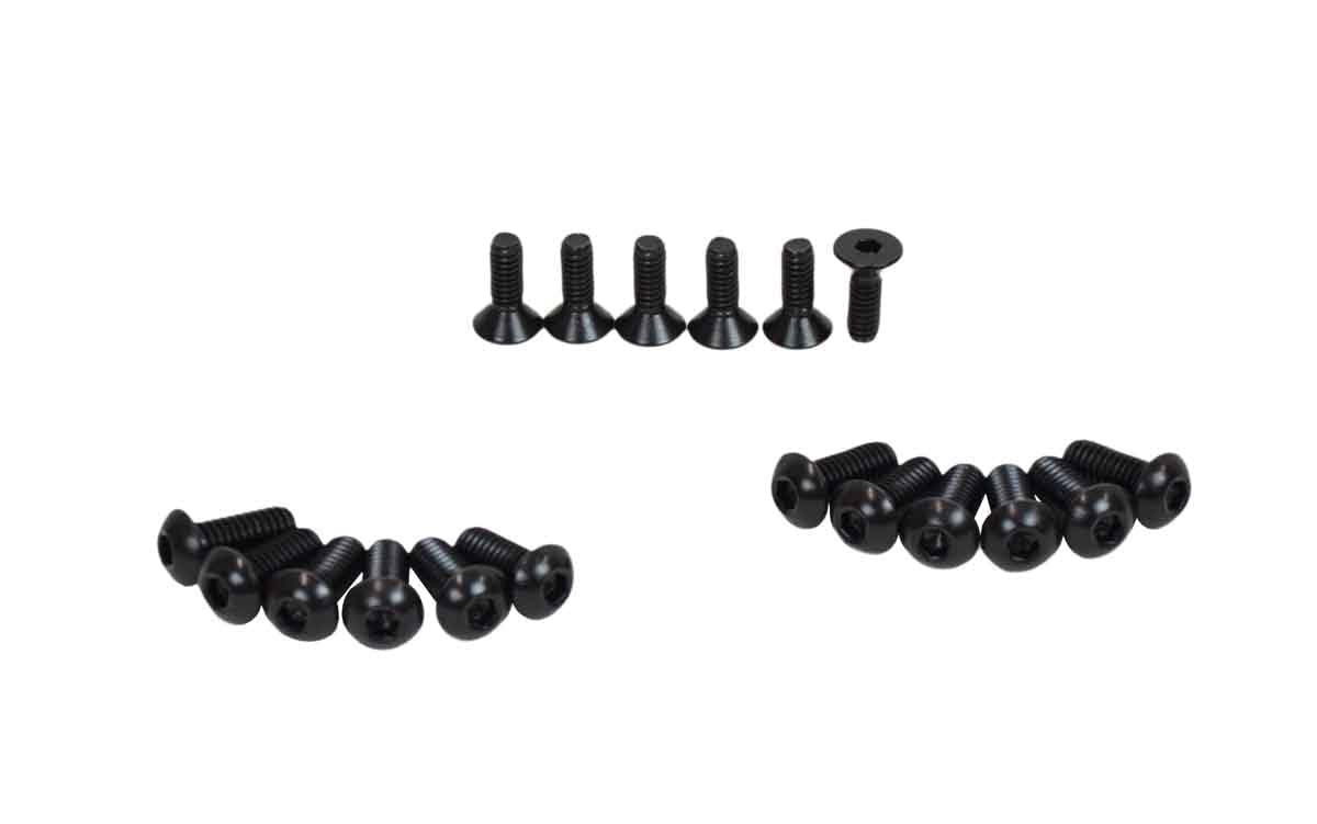 Black Powder Coated Kentrol 50441 Stainless Steel Door Hinge Set