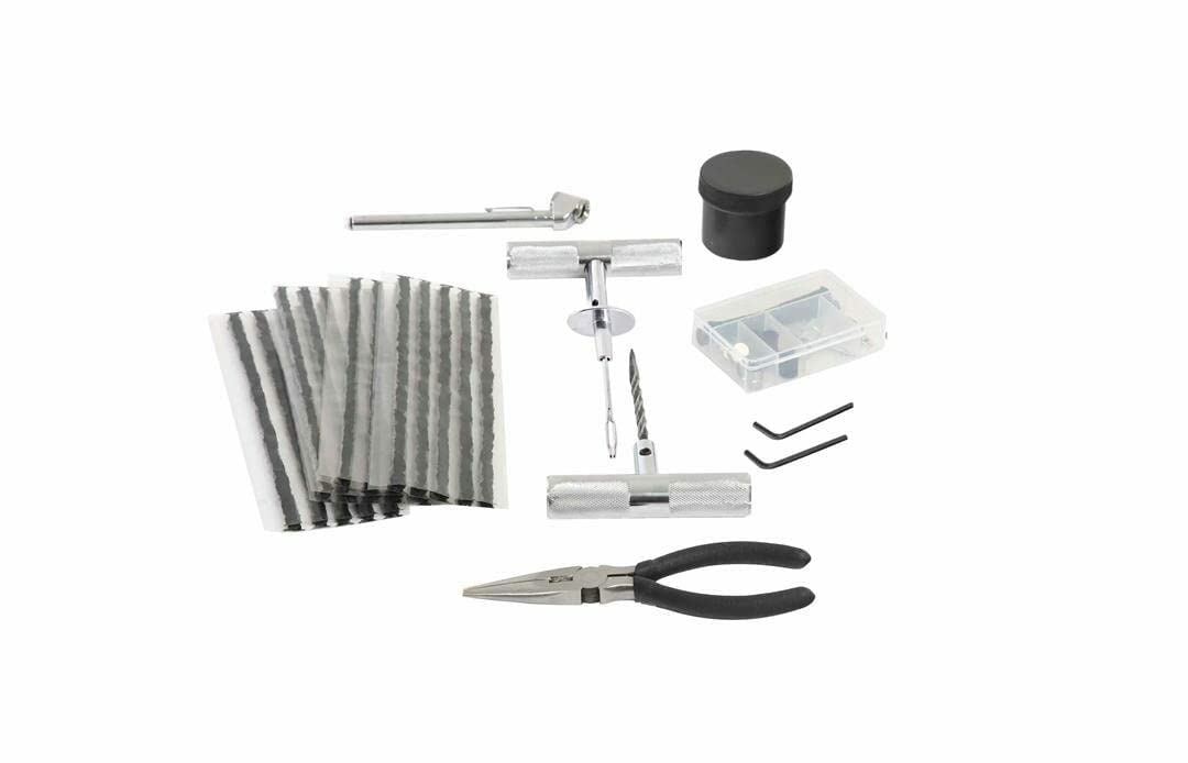 Tire Repair Kit Overland Vehicle Systems OVS 12030001 - 53 Piece Kit with Black Storage Box