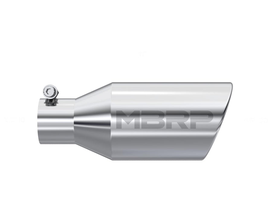 Exhaust Tip MBRP T5160 (4.5" O.D., Single Wall Angle Rolled End, 2.5" Inlet 11" in length)