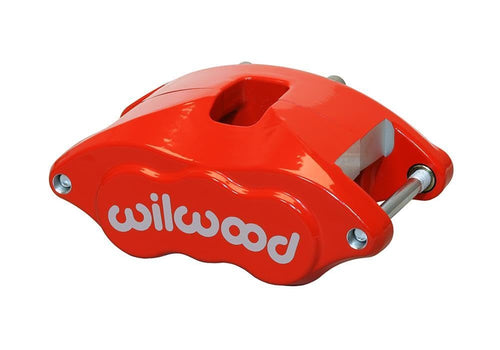 Caliper-D52-Red WILWOOD 120-10939-RD 1.25/1.25" Pistons, 1.04" Disc