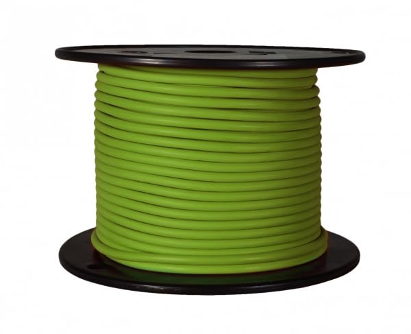 Plastic Primary Wire WirthCo 81101 Single Conductor - 16 Gauge, 100', Green