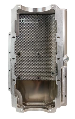 Moroso Aluminum 20393 2 Piece Wet Sump Oil Pan, Fits Big Block Chevy CN/Energy/DRCE2 Blocks, For use w/External Oil Pump