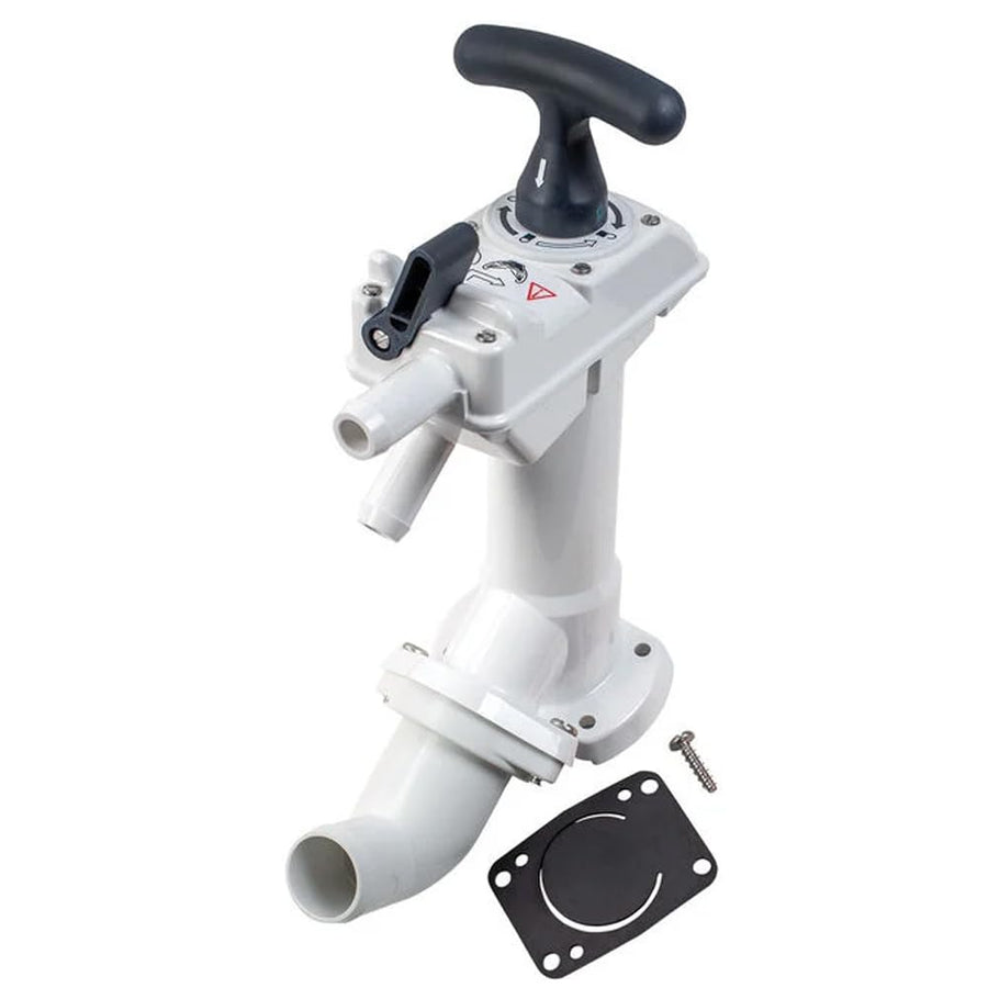 Replacement Hand Pump Assembly Jabsco 29040-3000, Twist 'N' Lock Manual Marine Toilets, Fits Jabsco 29090 & 29120 Marine Toilet