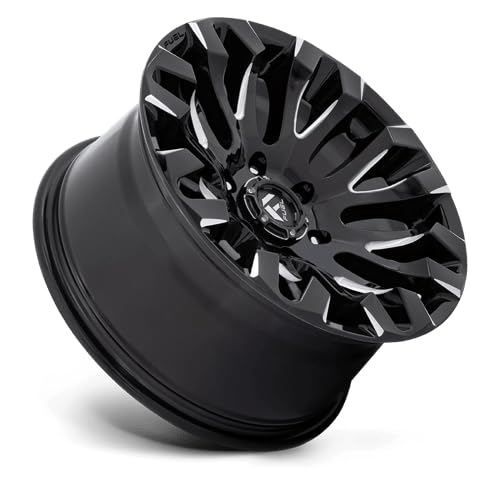 D828 QUAKE FUEL OFF-ROAD 18X9, 6X5.5, 5.04, 1mm GLOSS BLACK MILLED - D82818908450