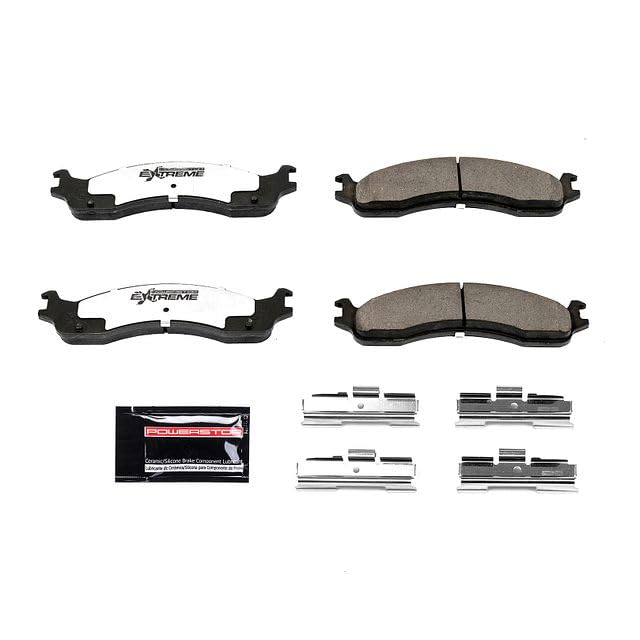 Power Stop Z36 Truck & Tow Brake Pads Front For Ford E-150 2007 E-250 2003-2007 E-250 Econoline E-350 Econoline Club Wagon 1995-2002 E-350 Club Wagon 2003-2005 E-350 Econoline 1995-1998 Z36-655A