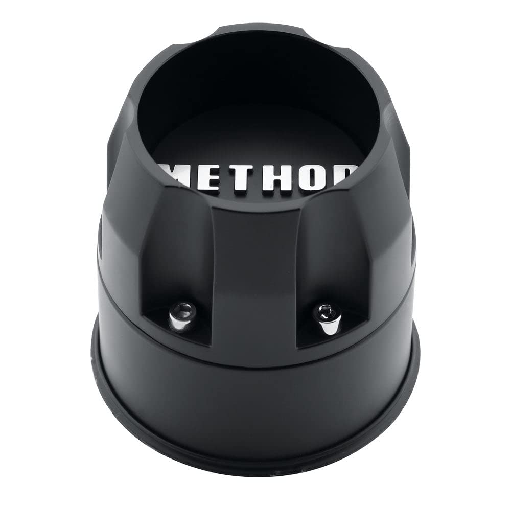 Push Through Method Race Wheels Center Cap, Black