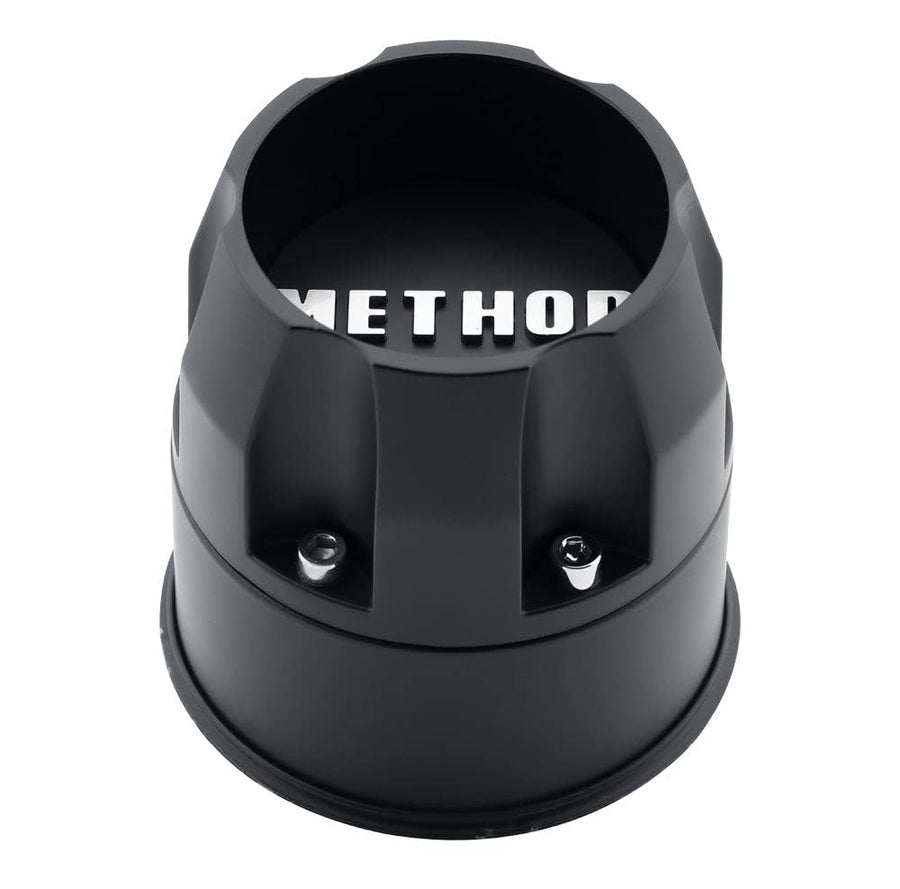 Push Through Method Race Wheels Center Cap, Black