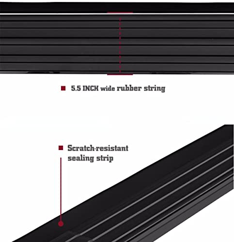 Peerless Black Horse Running Boards Compatible with 2019-2025 Ram 1500 Quad Cab (Excl. 2019-2025 Ram 1500 Classic)-PR-R279BK
