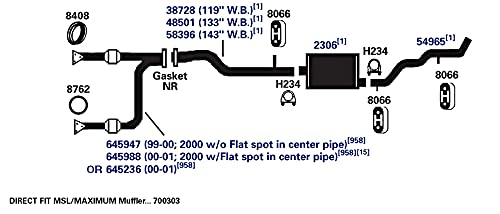 Exhaust Pipe AP Exhaust Products 38728