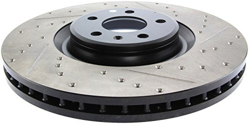 Sport Drilled/Slotted Brake Rotor StopTech 127.33134L (Front Left), 1 Pack