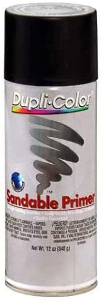 Black Dupli-Color Sand Able Primer 12 Oz. Aerosol - Lot of 6