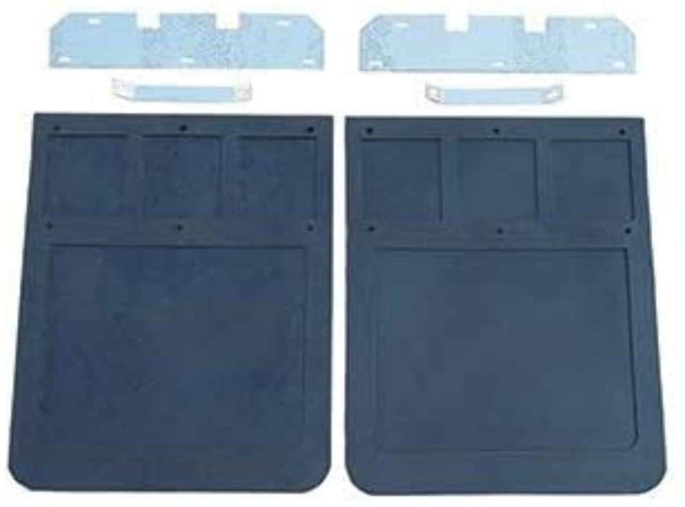 Go Industries 73-91 Chevy/gmc C/k 2500/3500 Trucks Black Mud Flaps & Brackets