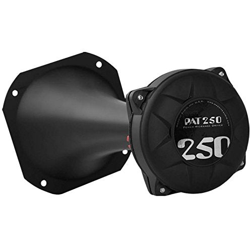Massive Audio 250 PAT Mid-Range Driver | 8 Ohm High-Output Pro Audio Speaker | 200W Peak Voice Coil Midrange Driver for Car Audio, PA Systems, DJ, Home Theater & Loudspeaker Upgrades