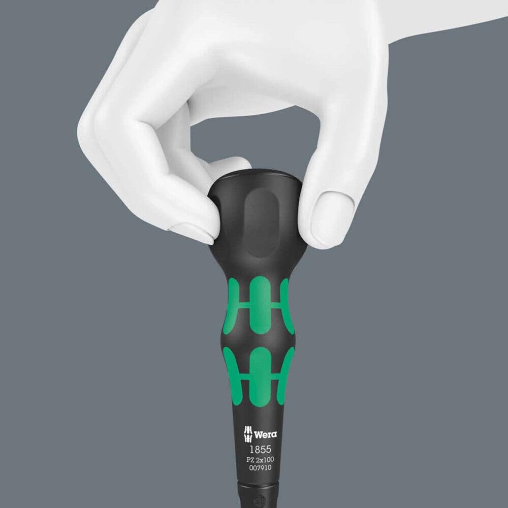 PZ 2 X 100 MM BALL-GRIP SCREWDRIVER SB 1855 WITH HANG TAG