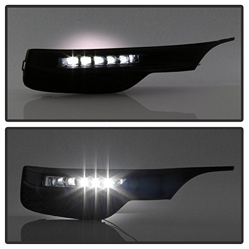 Honda Accord Sedan 2016-2017 Spyder 5083050 OEM LED Fog Lights W/Switch- Clear