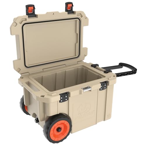 45 Quart Pelican Elite Cooler with Wheels (Tan)
