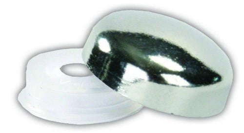 Chrome JR Products 20405 Screw Covers, Pack of 14