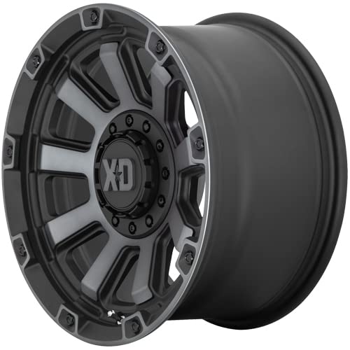 GAUNTLET XD852 20x10, Bolt Pattern: 8x170/, Offset: -18, SATIN BLACK WITH GRAY TINT, set of 1