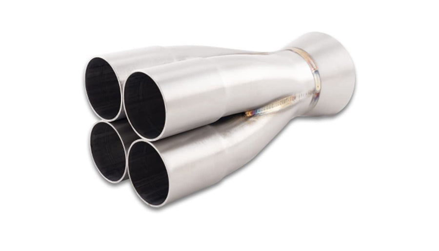 Stainless Steel Vibrant 4-1 Merge Collector, 1.625" Inlet I.D.; Merge O.D. - 2.25"; Outlet O.D. - 3.00" - 10304