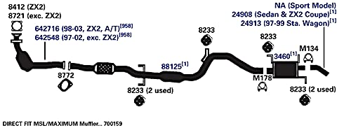 Exhaust Pipe AP Exhaust Products 24908