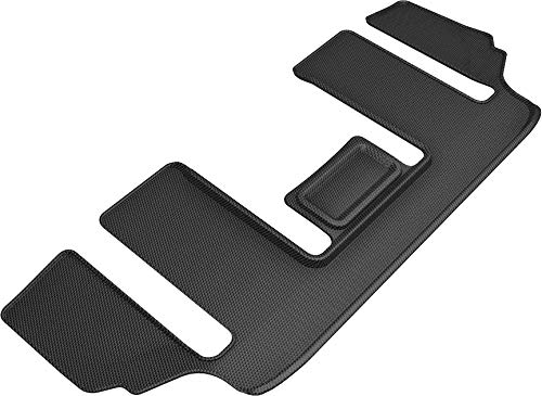 3D MAXpider Custom Fit Third Row All-Weather Floor Mats for 6-Seat Mazda CX-9 - Kagu Rubber (Black)